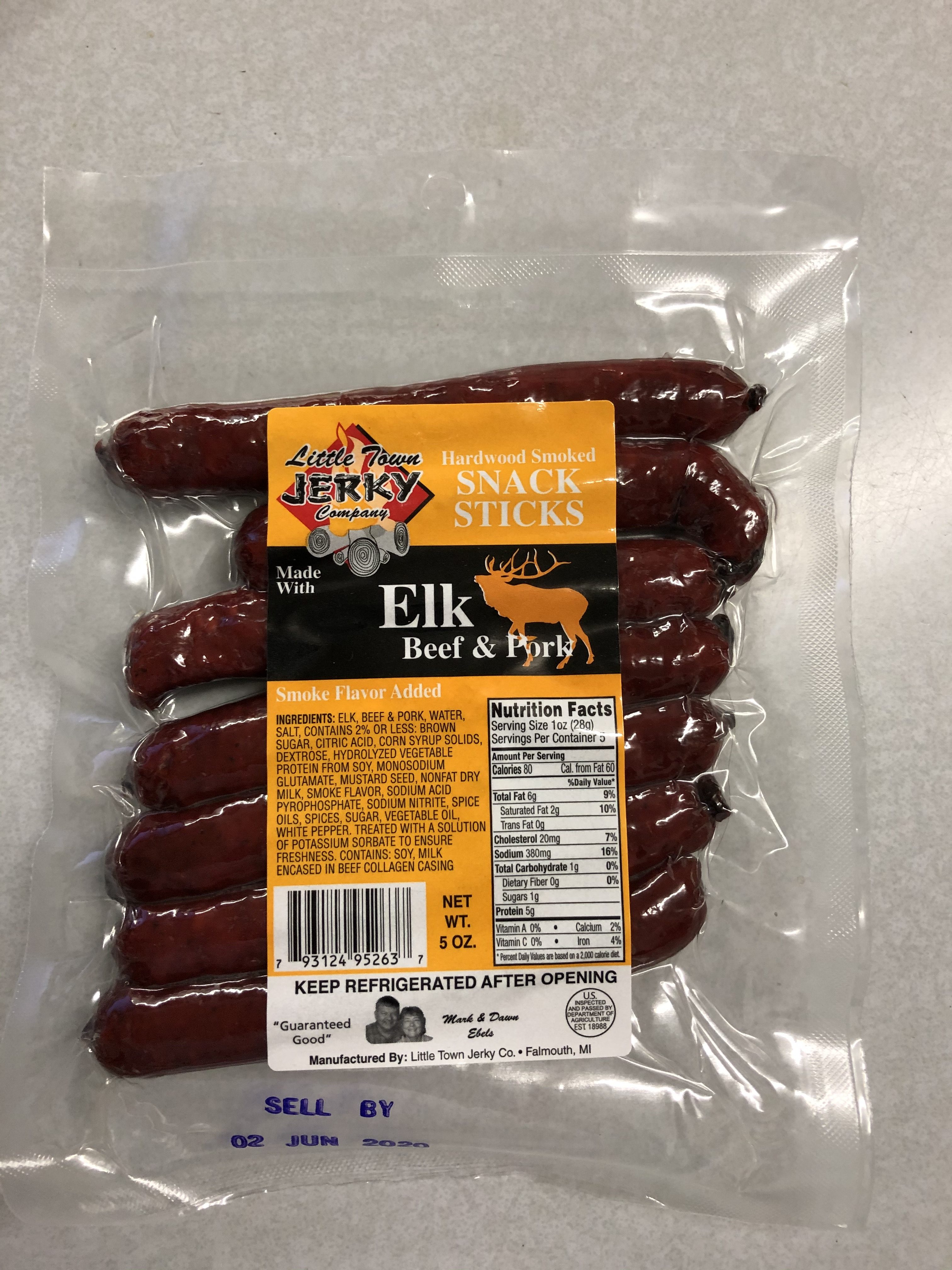 Elk Snack Sticks